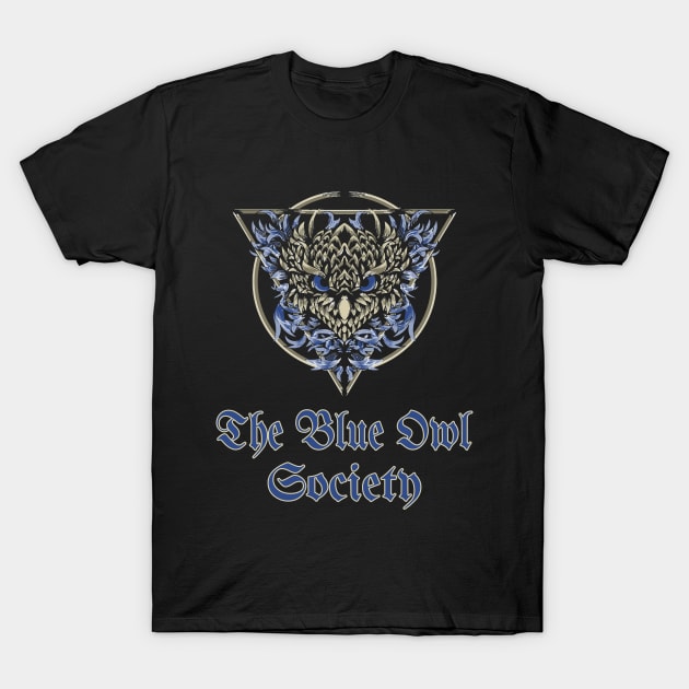 The Blue Owl Society T-Shirt by black8elise